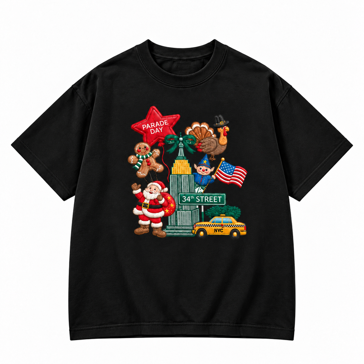 NYC Holiday Parade Embroidered Apparel