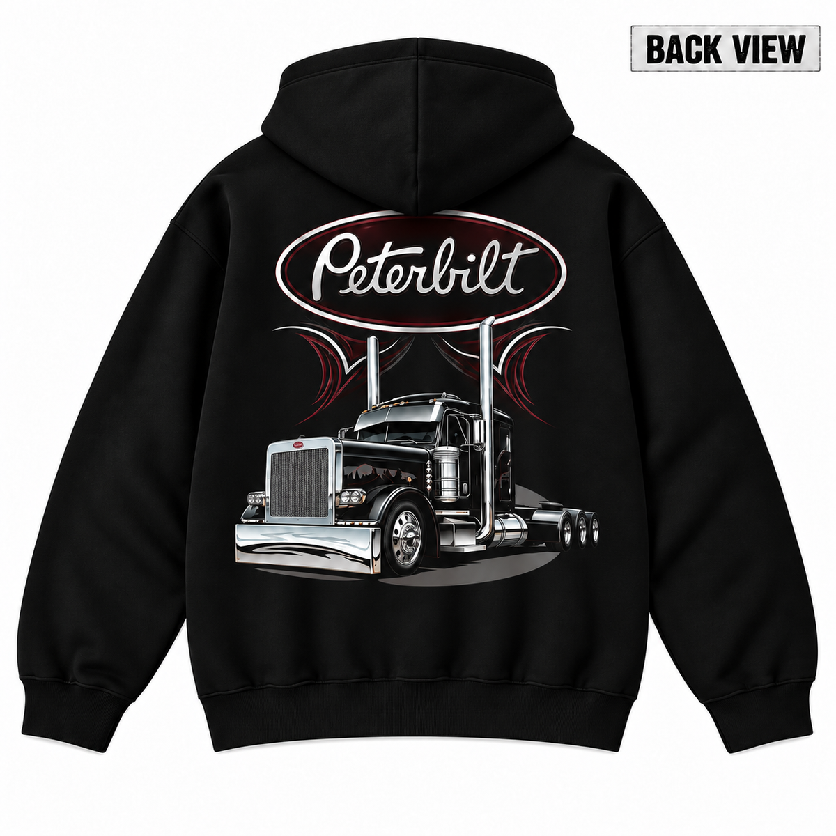 Peterbilt Semi Truck Front & Back Graphic Apparel
