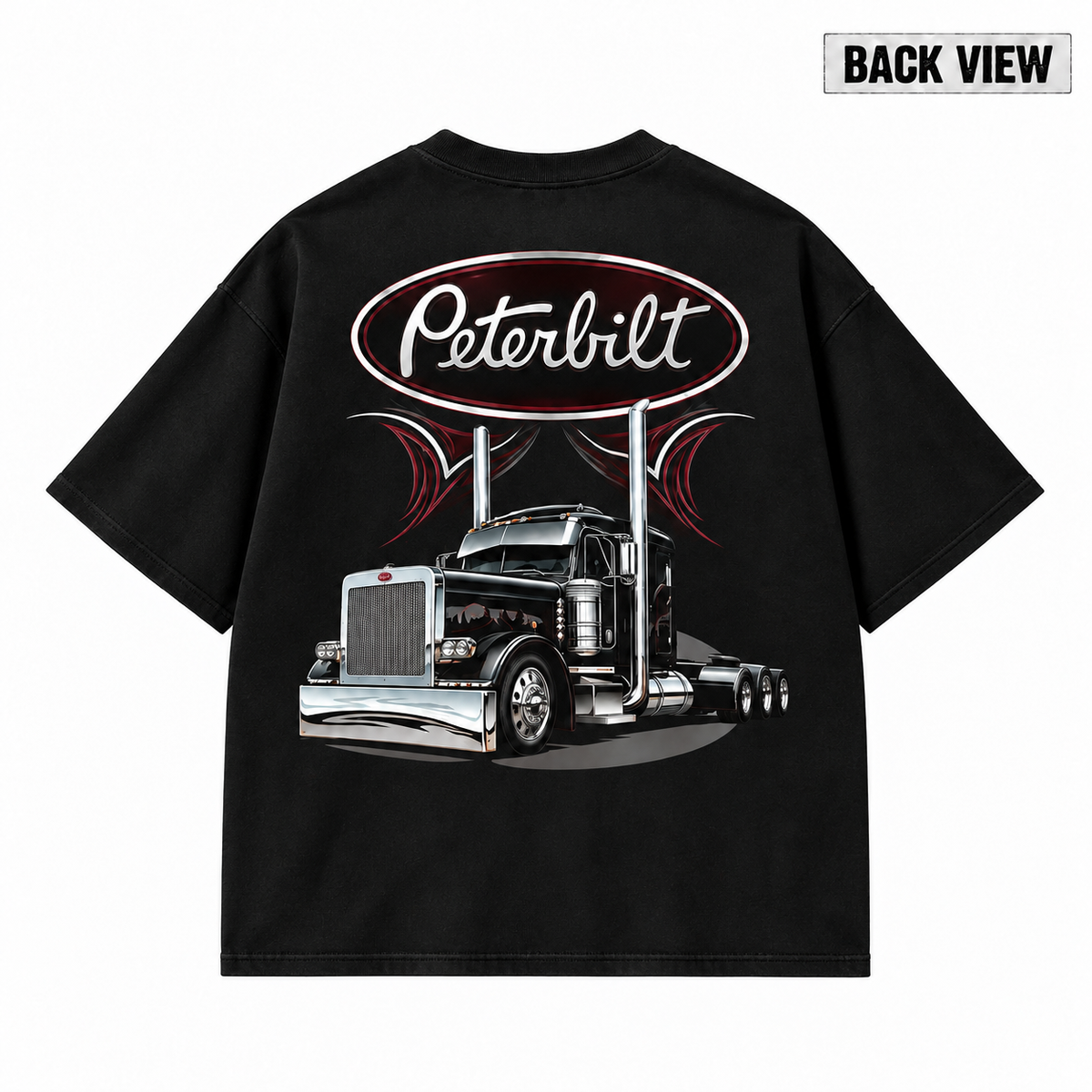 Peterbilt Semi Truck Front & Back Graphic Apparel