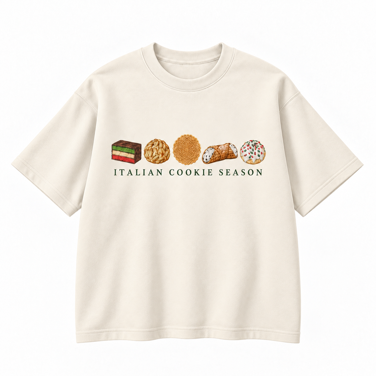 Italian Cookie Season Holiday Baking Graphic Apparel