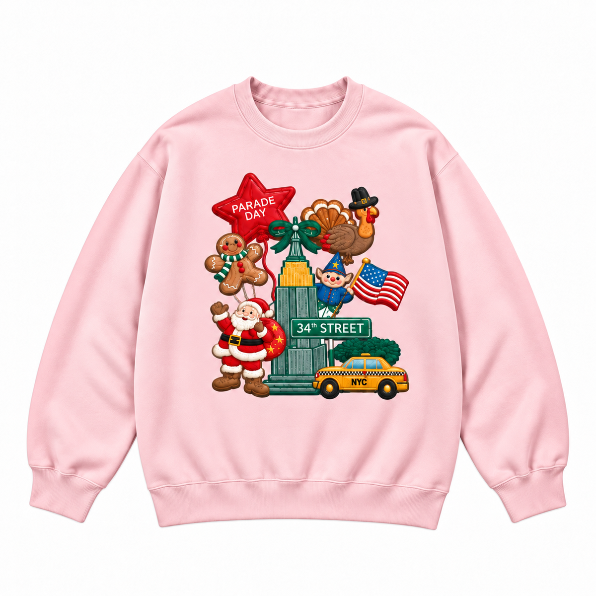 NYC Holiday Parade Embroidered Apparel