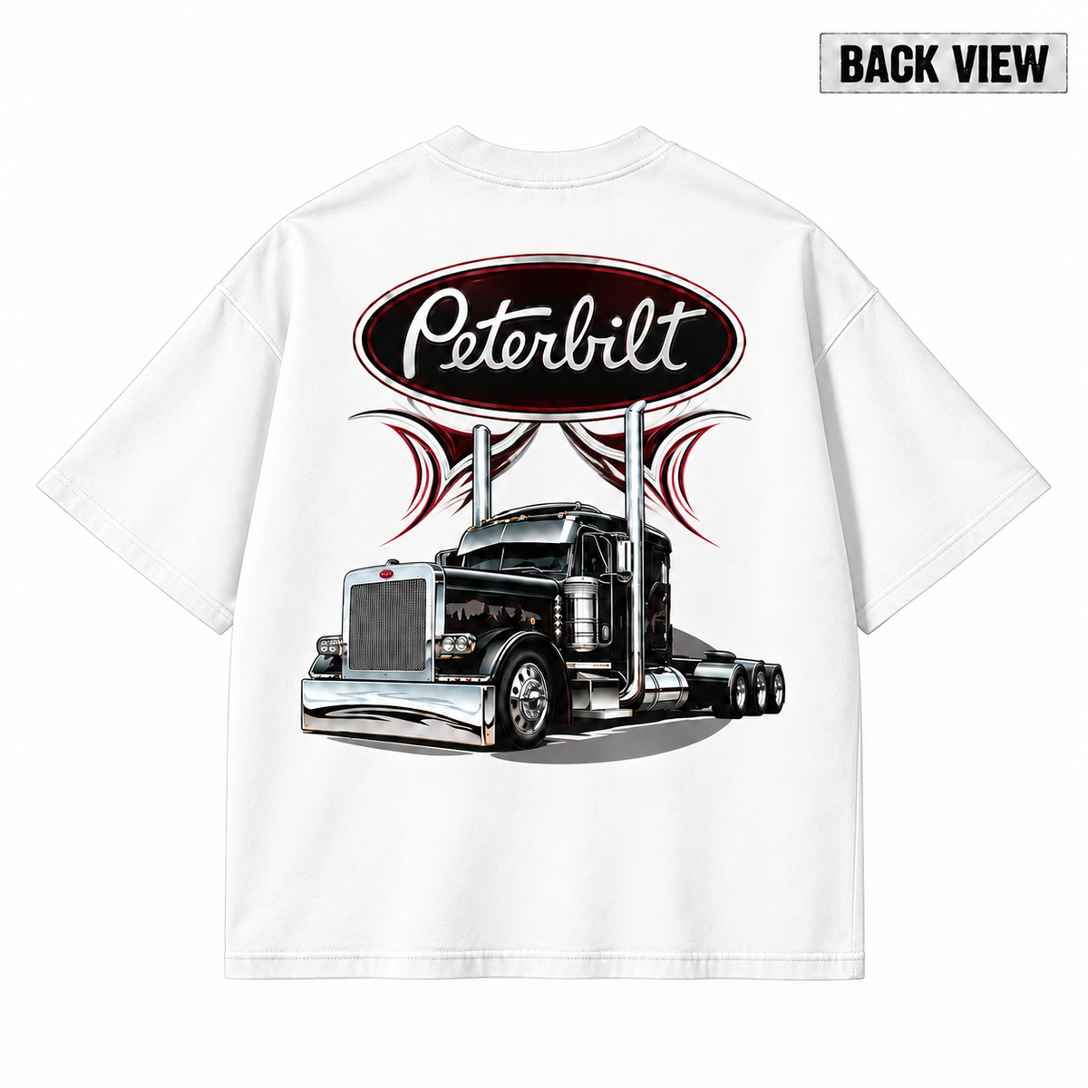 Peterbilt Semi Truck Front & Back Graphic Apparel