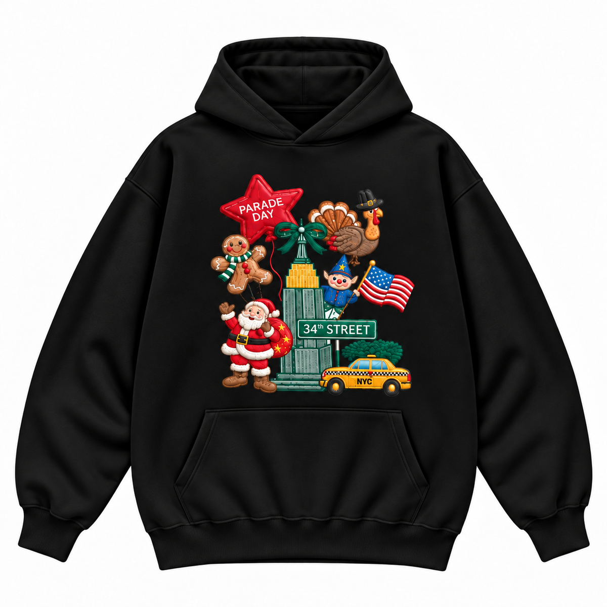 NYC Holiday Parade Embroidered Apparel