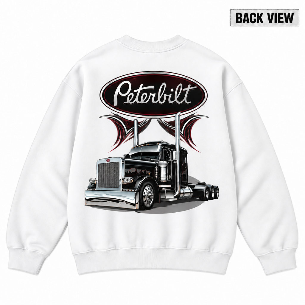 Peterbilt Semi Truck Front & Back Graphic Apparel