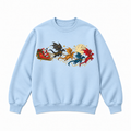 Santa Dragon Sleigh Christmas Graphic Apparel