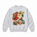 Vintage Santa Christmas Night Graphic Apparel