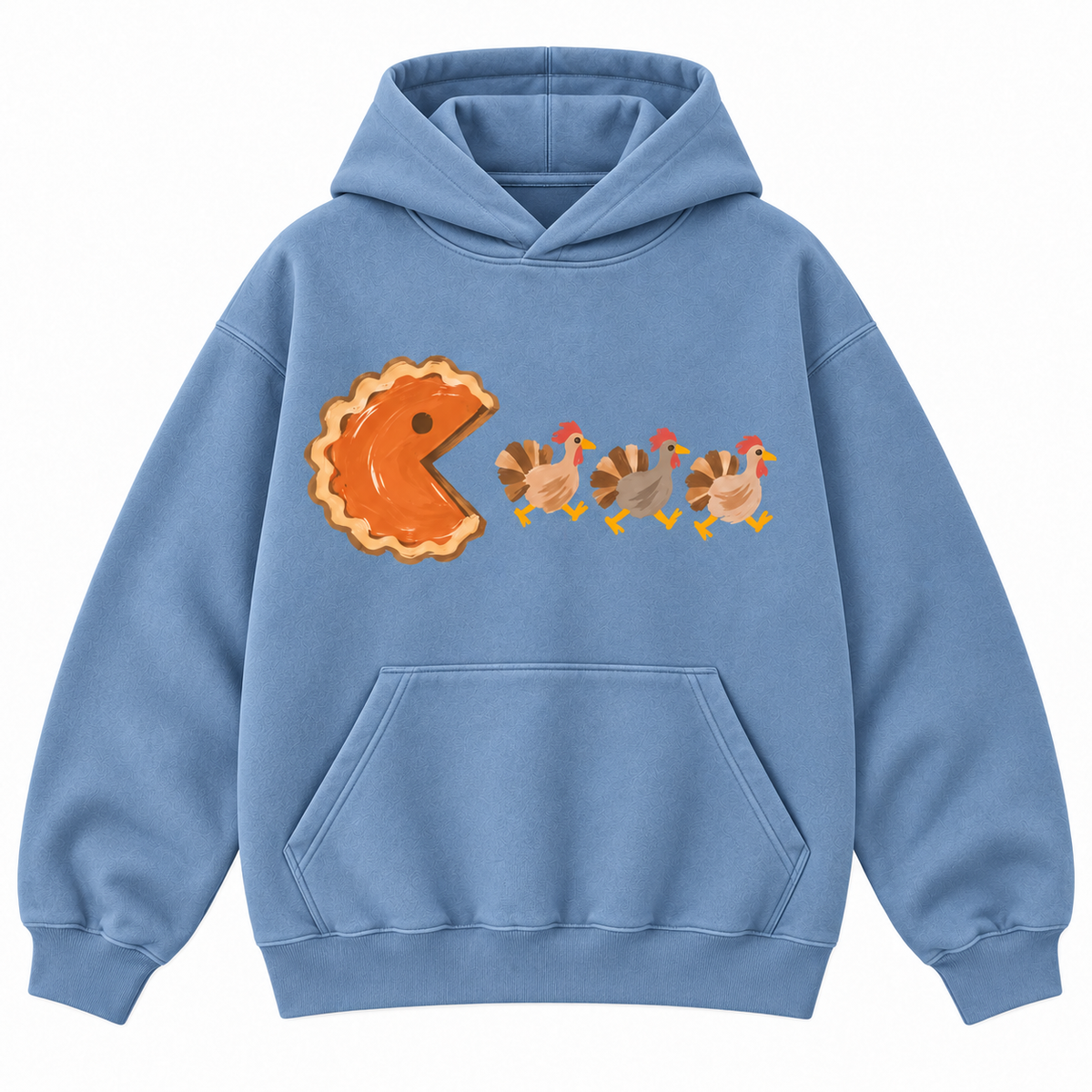 Pumpkin Pie Turkey Chase Thanksgiving Graphic Apparel