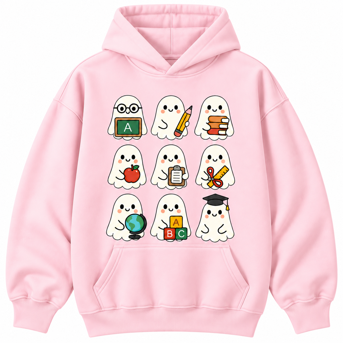 Cute Ghost Teacher Halloween Sweatshirt & Hoodie