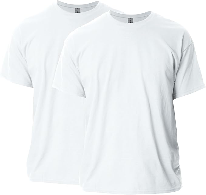 Both Men And Women Wear Plain-Colored T-Shirts.