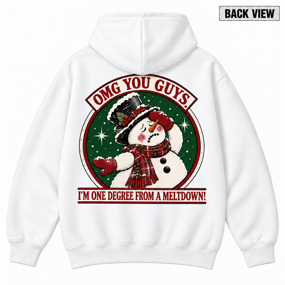OMG You Guys Snowman Christmas Graphic Apparel