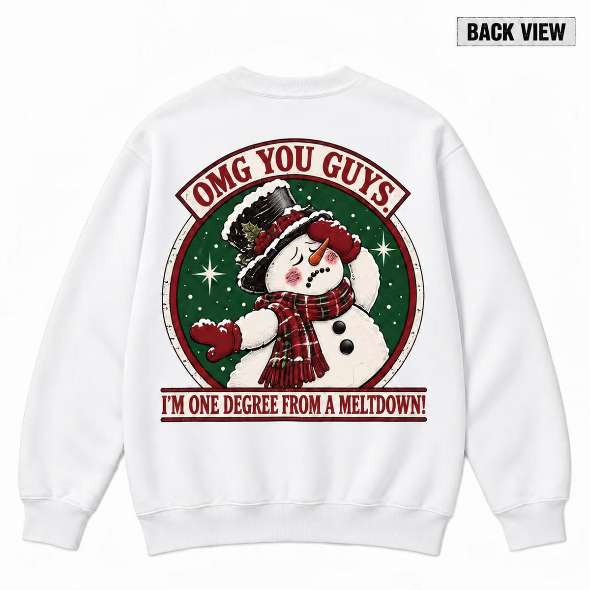 OMG You Guys Snowman Christmas Graphic Apparel