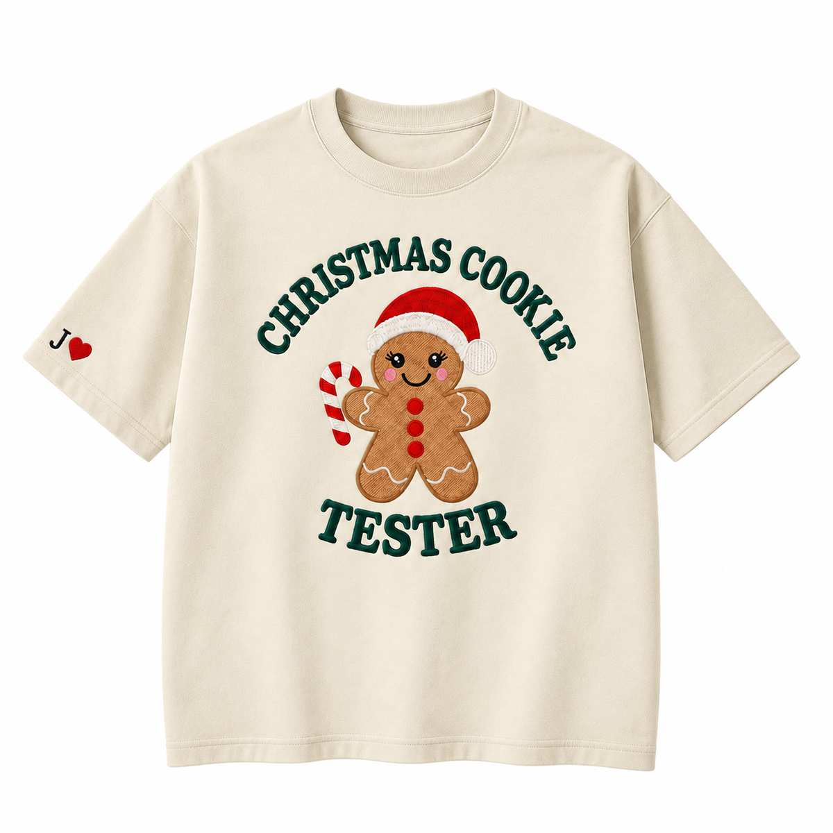 Christmas Cookie Baker Gingerbread Embroidered Apparel
