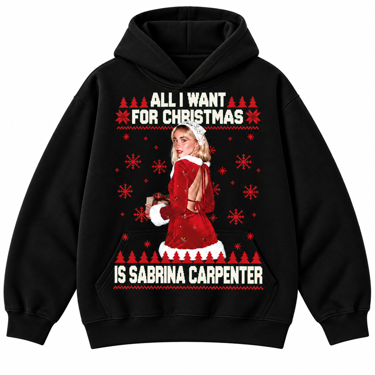 All I Want for Christmas Is Sabrina Carpenter Graphic Apparel
