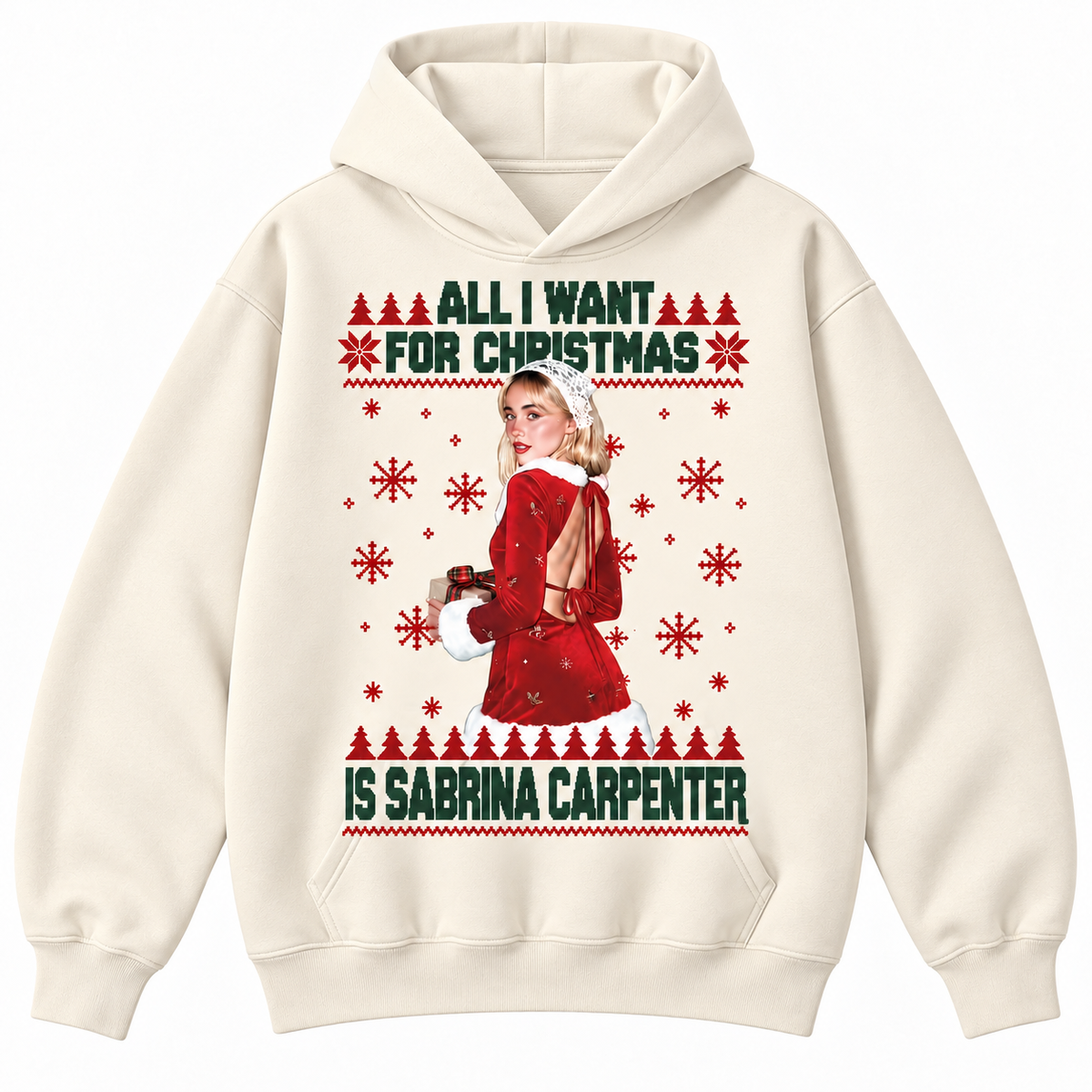 All I Want for Christmas Is Sabrina Carpenter Graphic Apparel