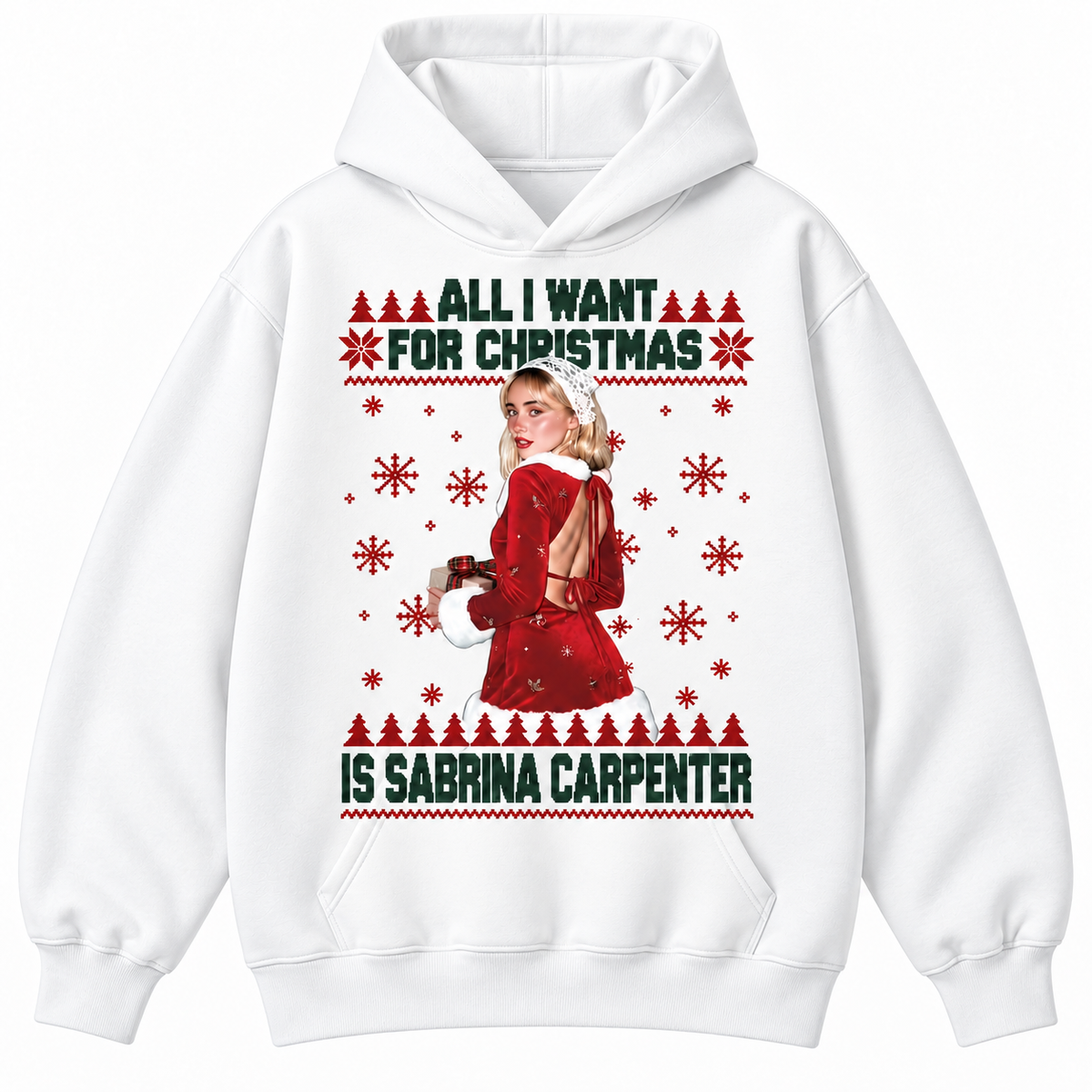 All I Want for Christmas Is Sabrina Carpenter Graphic Apparel