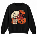 SCARY BIG Retro Halloween Dog Sweatshirt & Hoodie