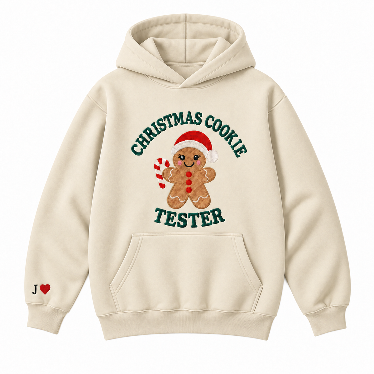 Christmas Cookie Baker Gingerbread Embroidered Apparel