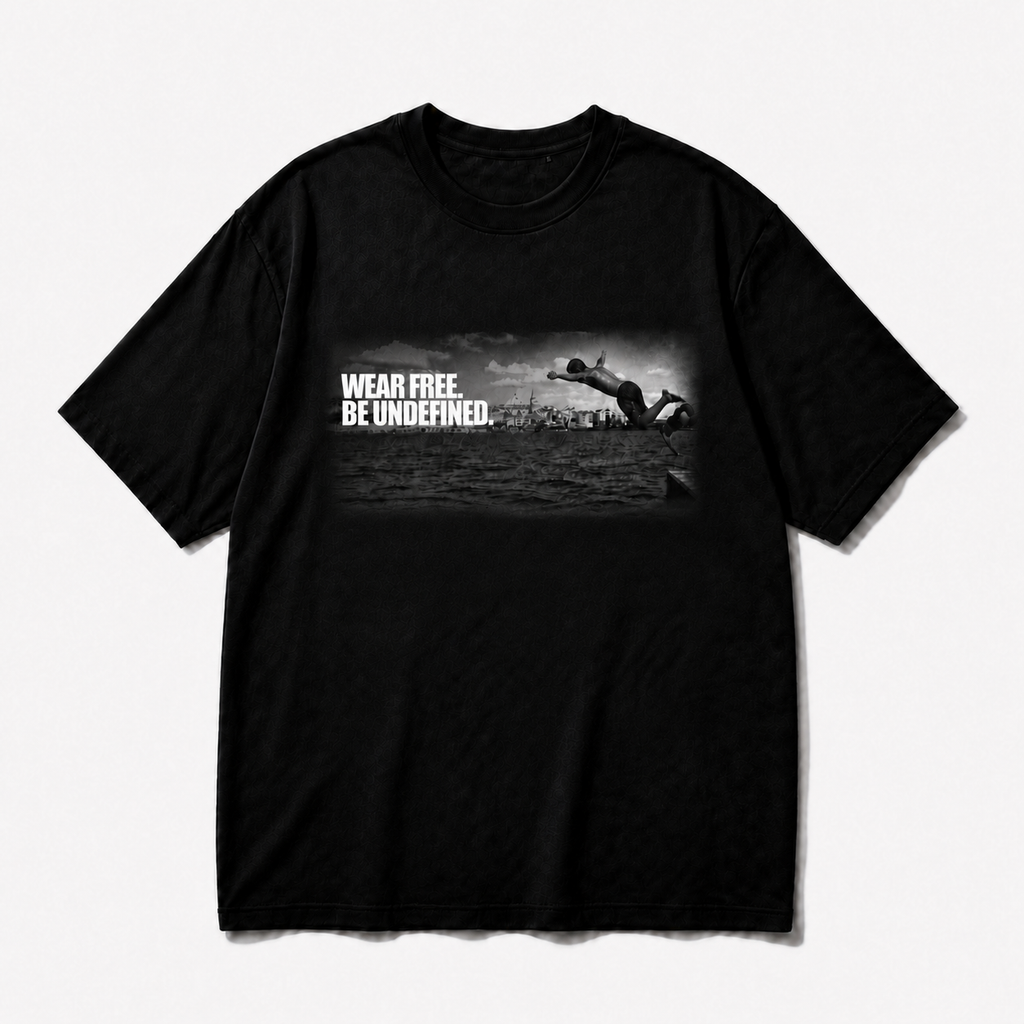 Wear Free Be Undefined  Oversized Streetwear T-Shirt