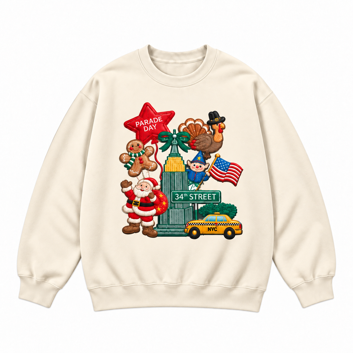 NYC Holiday Parade Embroidered Apparel
