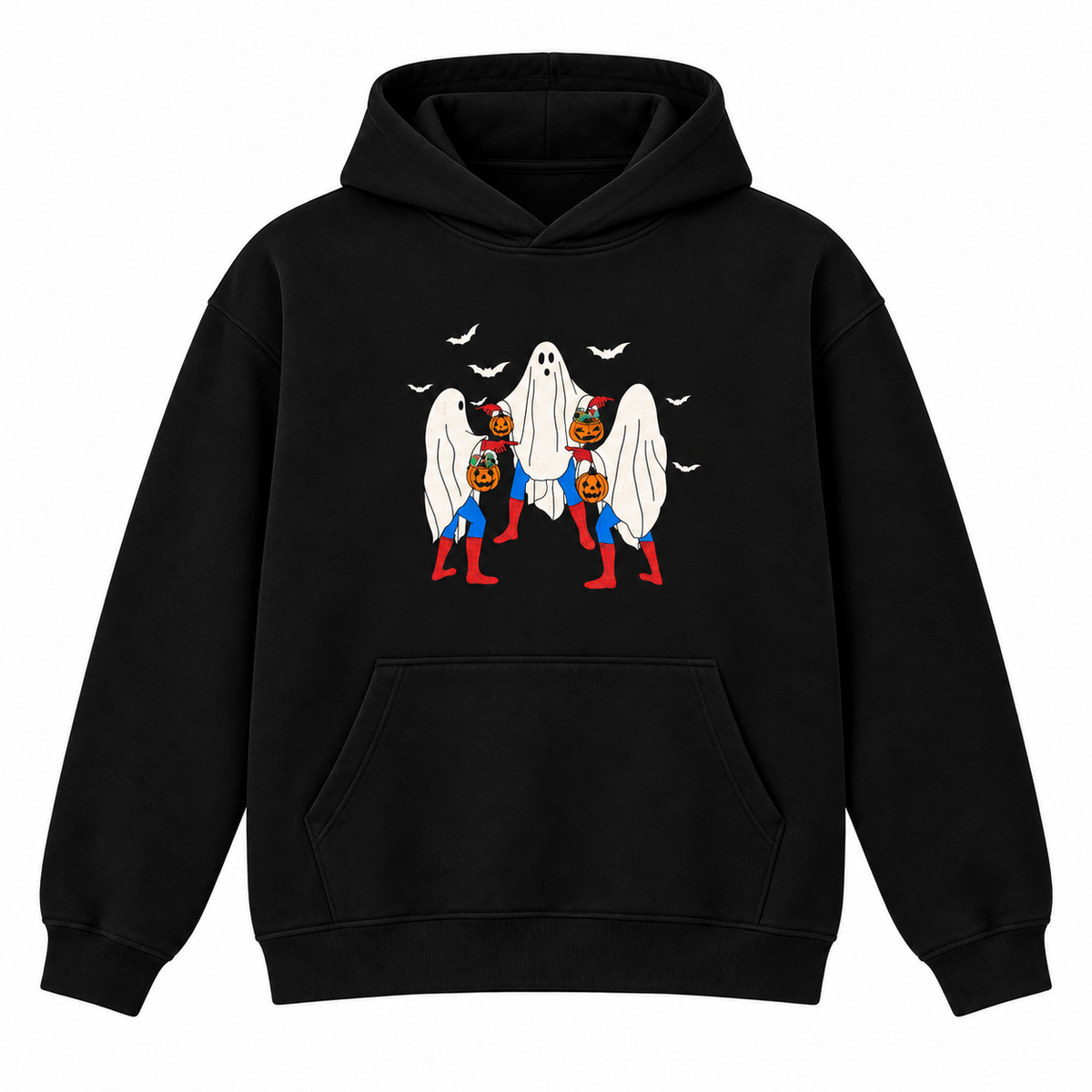 Trick or Treat Ghost Halloween Graphic Sweatshirt & Hoodie
