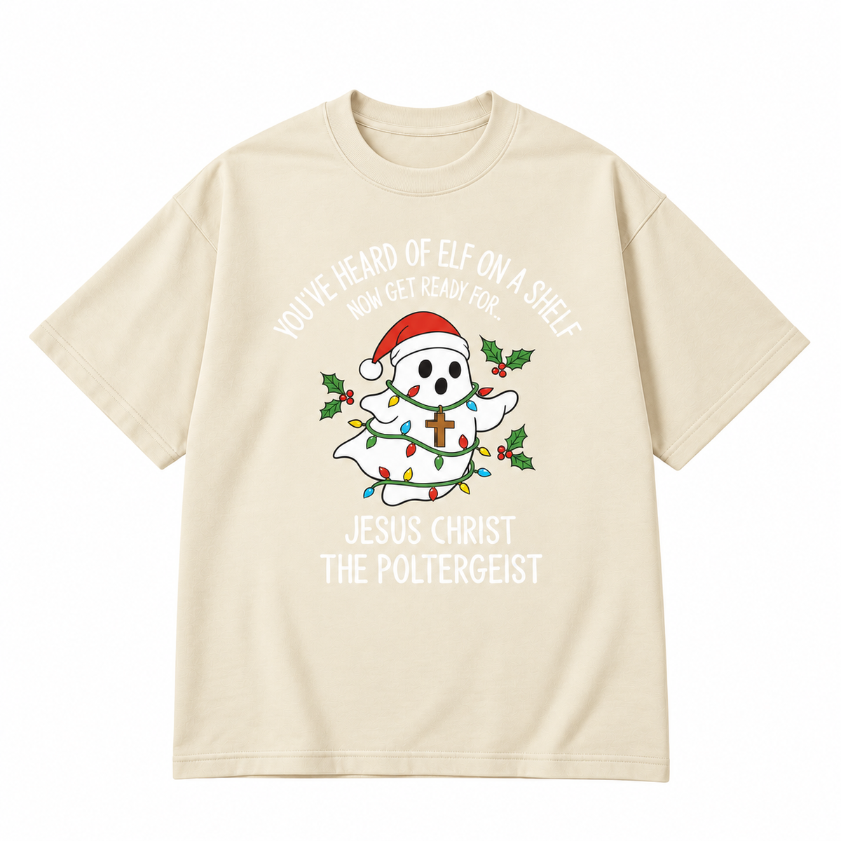 Jesus Christ The Poltergeist Christmas Graphic Apparel