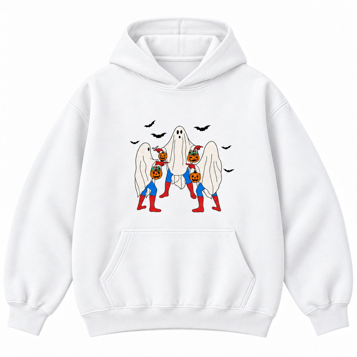 Trick or Treat Ghost Halloween Graphic Sweatshirt & Hoodie