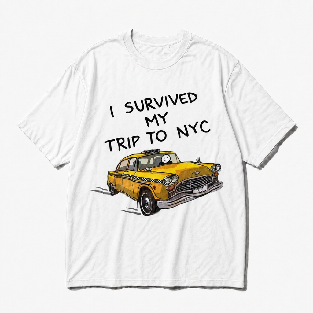 I SURVIVED MY TRIP TO NYC VINTAGE GRAPHIC T-SHIRT