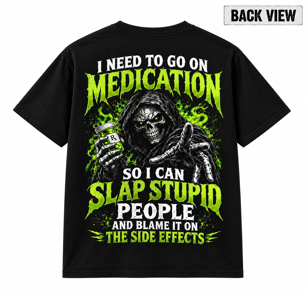 I Need to Go on Medication Retro Skeleton Sweatshirt & Hoodie
