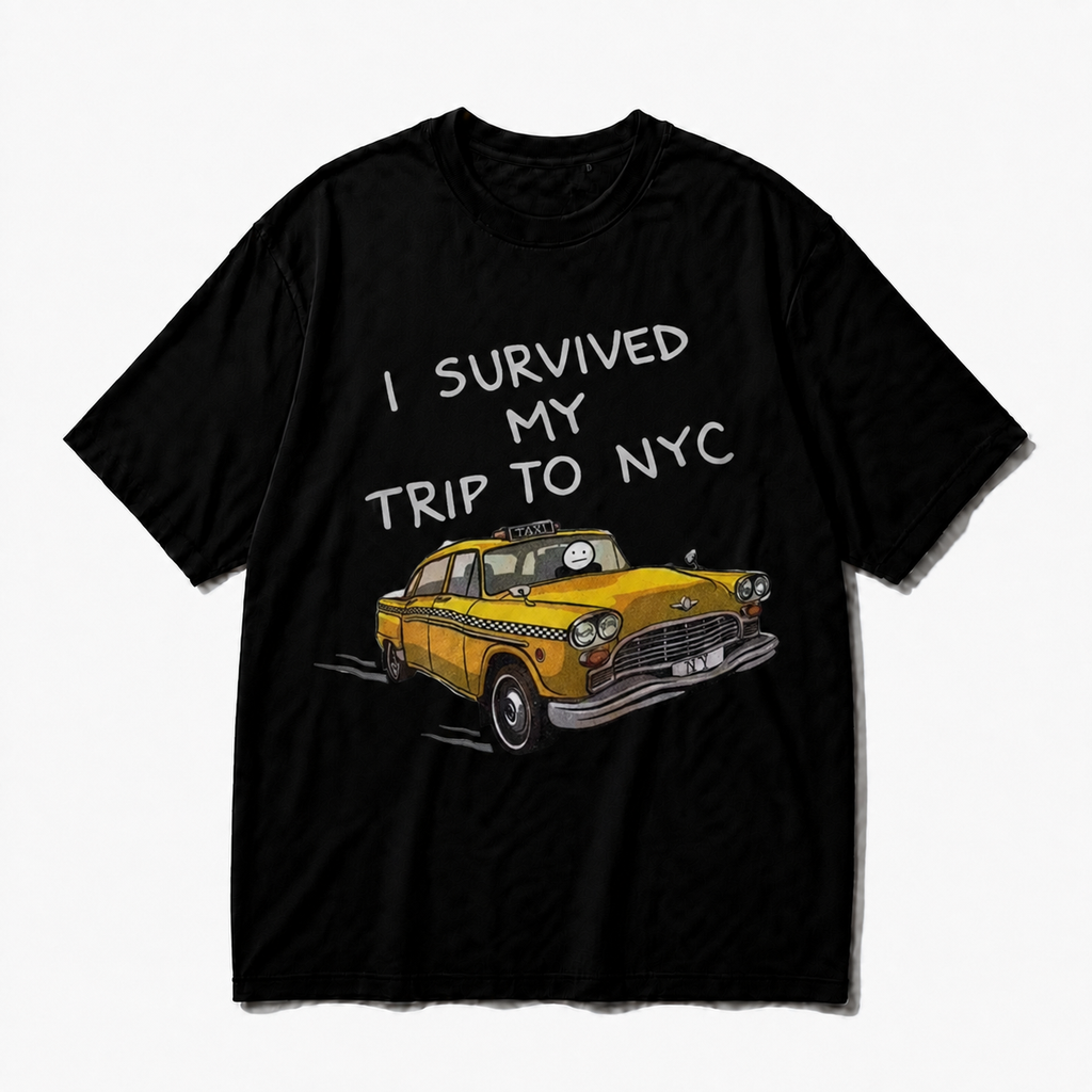 I SURVIVED MY TRIP TO NYC VINTAGE GRAPHIC T-SHIRT
