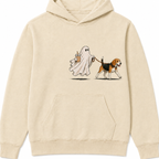 Beagle ghost walking dog Halloween Hoodie product image