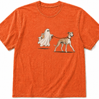 Greyhound ghost walking dog Halloween T-Shirt product image