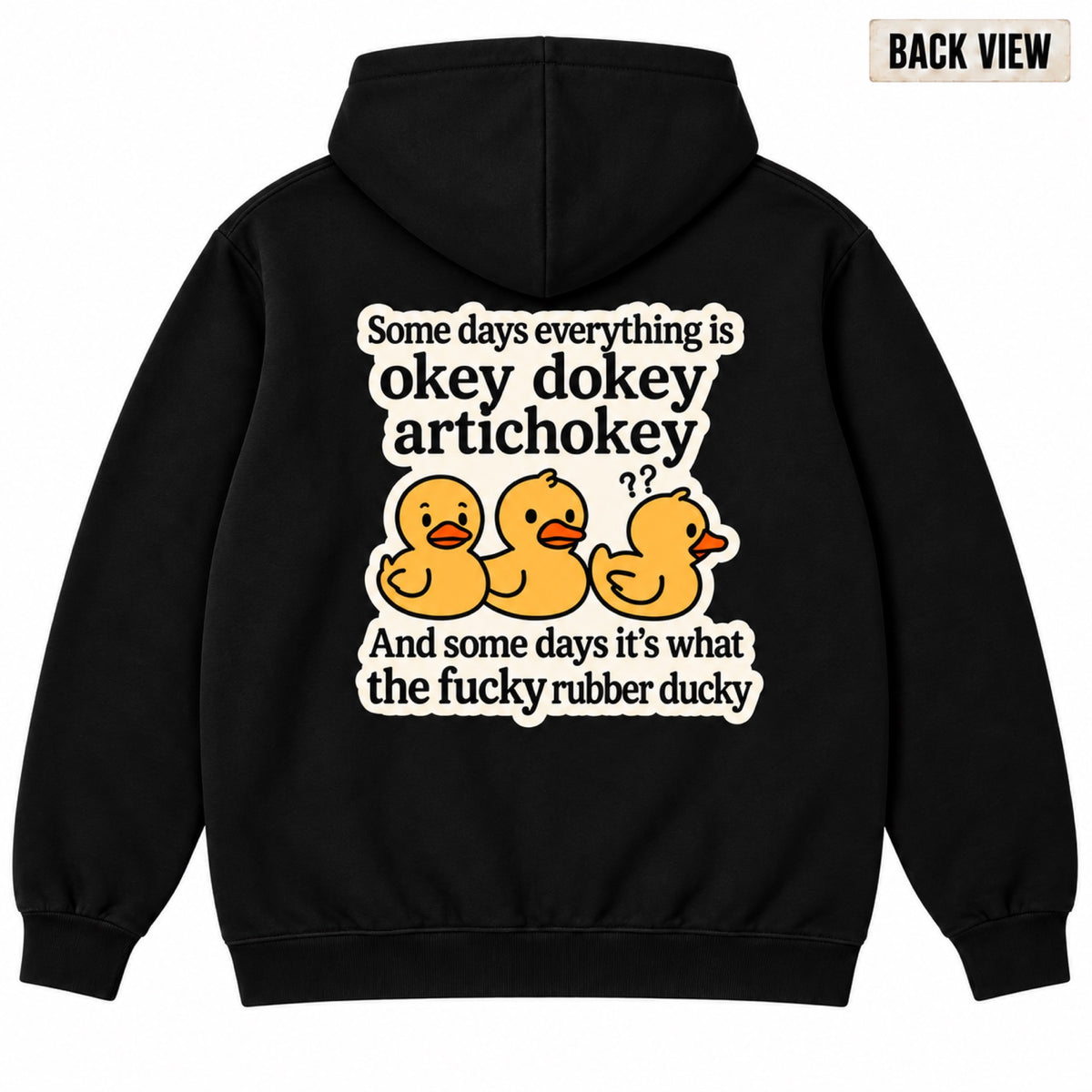 Okey Dokey Artichokey Rubber Duck Graphic Apparel