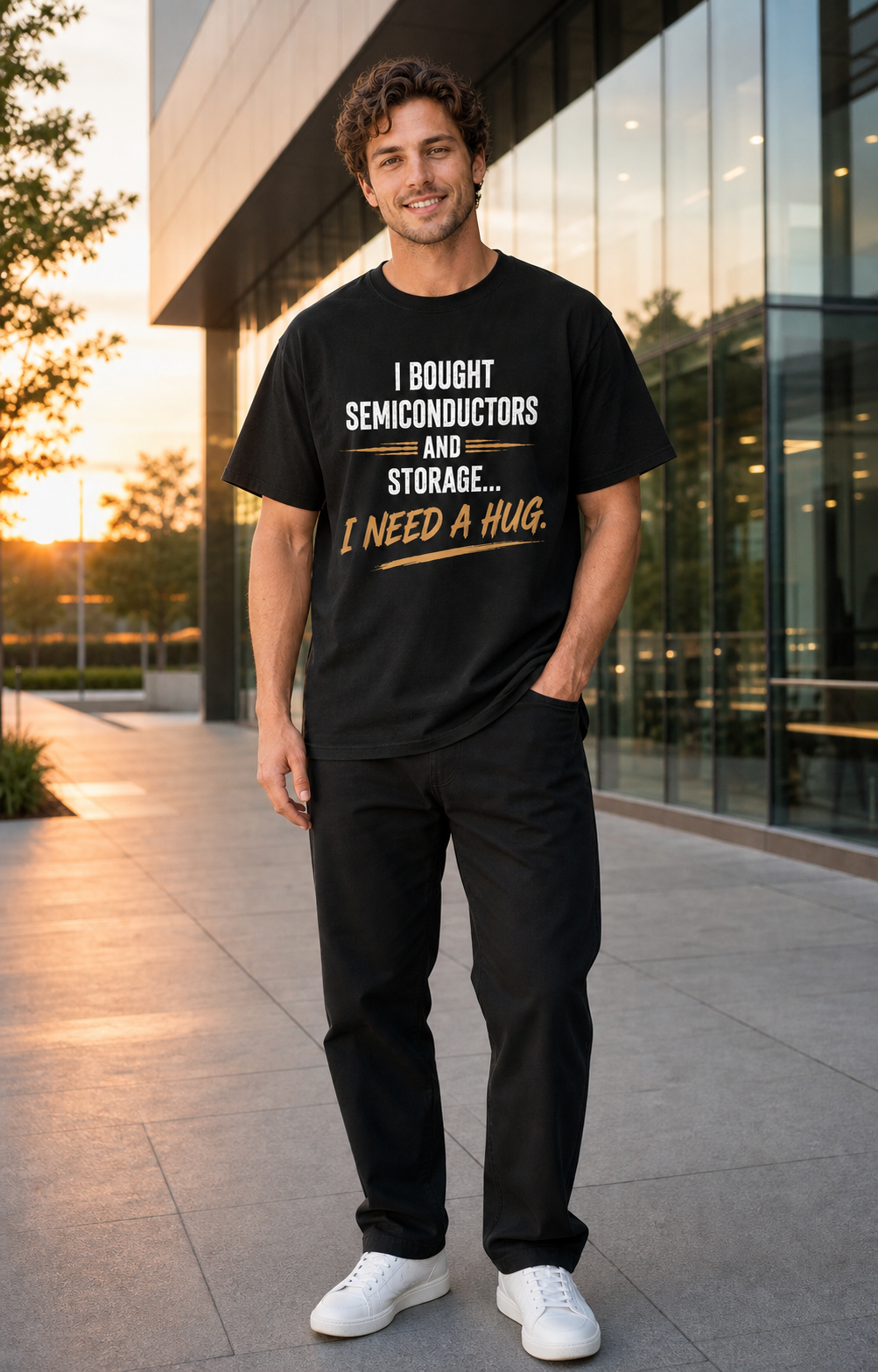 I BOUGHT SEMICONDUCTORS AND STORAGE FUNNY INVESTOR T-SHIRT