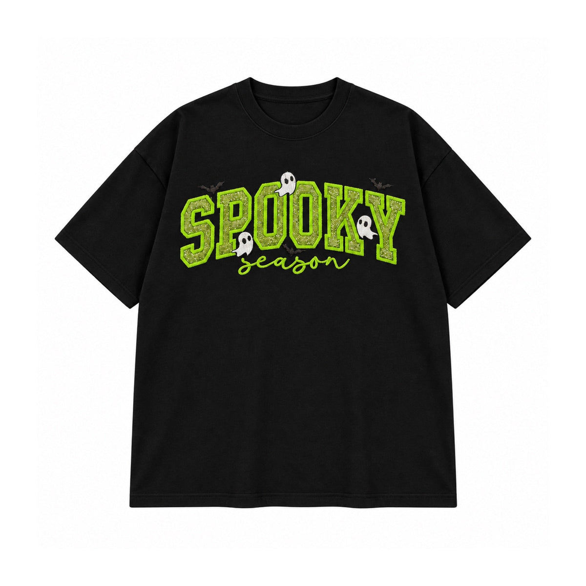 Black Lime SPOOKY season T-Shirt front
