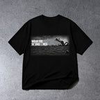 Wear Free Be Undefined  Oversized Streetwear T-Shirt on light gray concrete