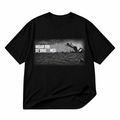 Wear Free Be Undefined black graphic T-shirt on pure white background