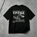 Keep Classic Alive vintage car graphic T-shirt black tee